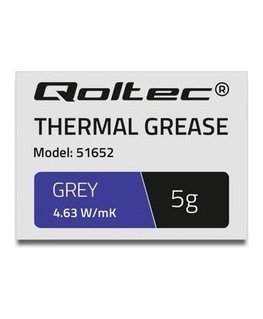 Qoltec Thermal Paste 4.63 W/m-K | 5g | White