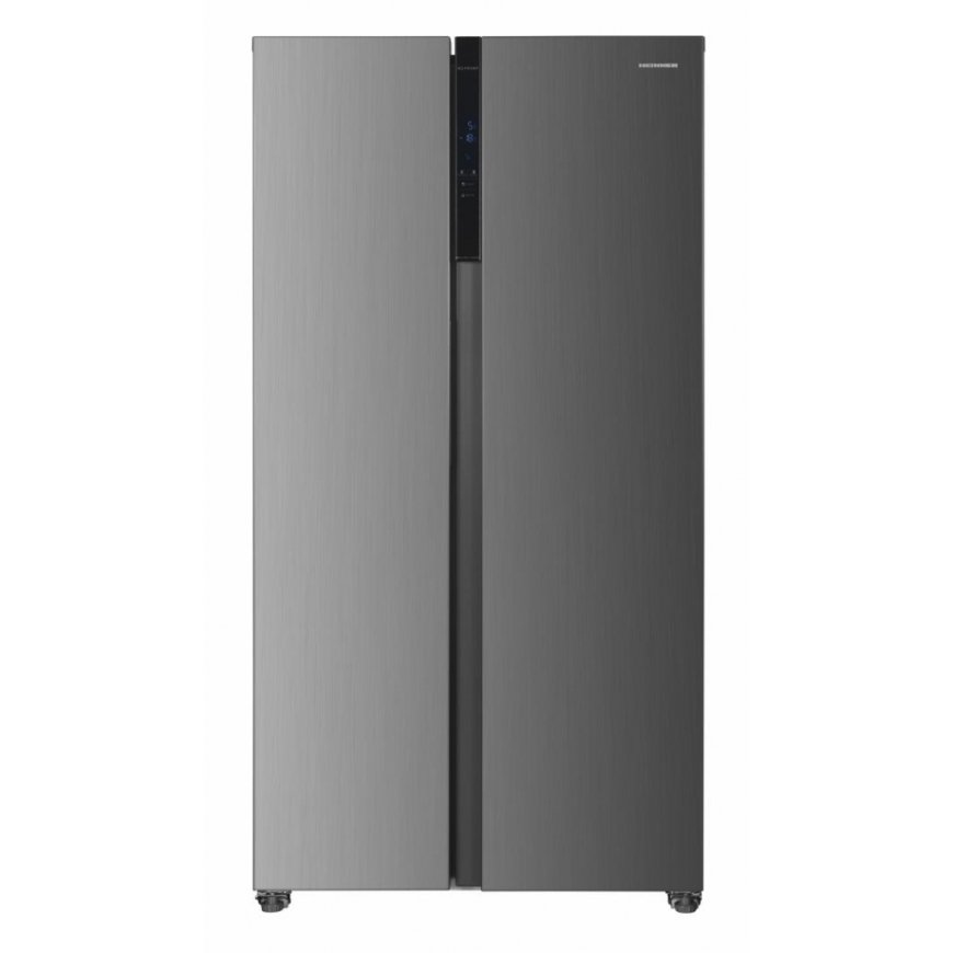 Heinner HSBS-HM532NFXE++ side-by-side refrigerator Freestanding 532 L Black