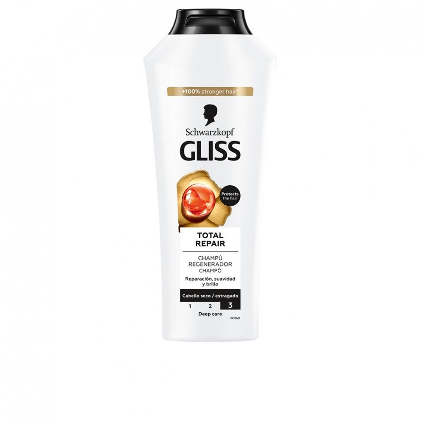 Schwarzkopf Mass Market GLISS TOTAL REPAIR Šampūnas 400 ml