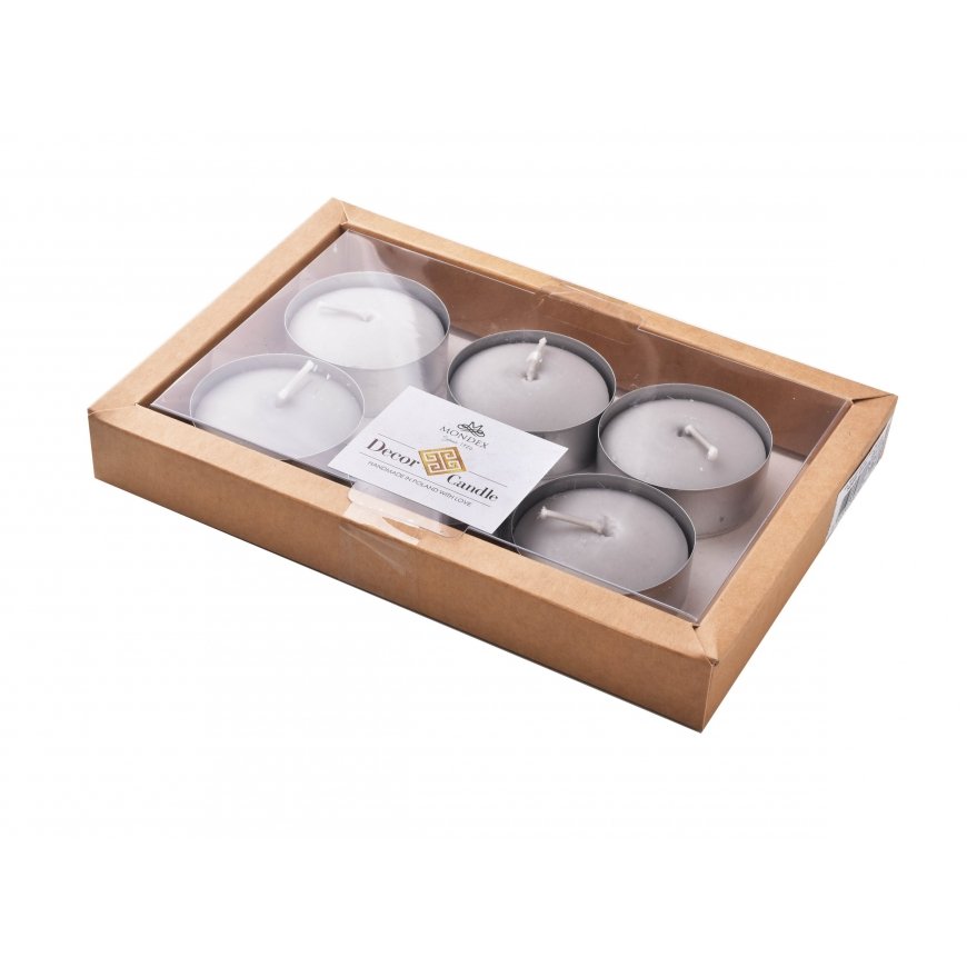 Aroma Di Rogito Mondex COMPLETE TEALIGHT CANDLES MAX 6 PCS BALL