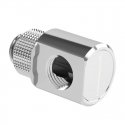 „Barrow“ adapter, 90 kraadi, G1/4 tolli pistikuga ja pesaga, G1/4 tolli pistiku keermega – pööratav, koos ühendusega „Barrow“ adapter, 90 kraadi, G1/4 tolli pistikuga ja pesaga, G1/4 tolli pistiku keermega – pööratav, koos ühendusega