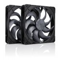 Noctua NF-A14x25 G2 PWM Sx2-PP chromax.black ventilaator, 140 mm, 2 tk