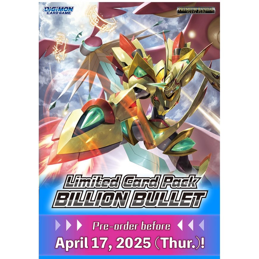 Bandai Tcg Digimon Kaardi Mäng - Piiratud Kaardipakk Billion Bullet LM-06 – 2