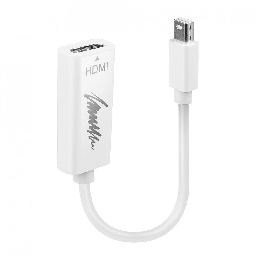 Lindy 41719 vaizdo kabelio adapteris Mini DisplayPort HDMI Balta