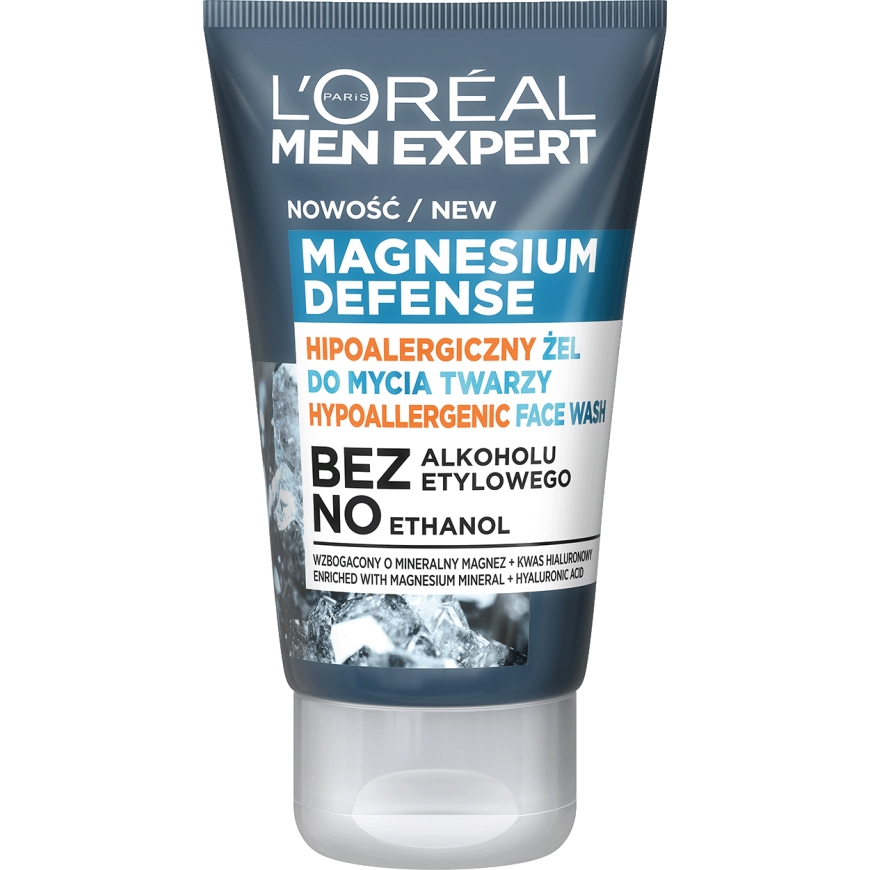 L'Oreal Paris Men Expert Magnesium Defense sejas kopšanas līdzeklis, 100 ml