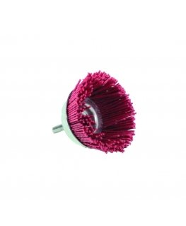 Tivoly Nylon cup brush for drill, Ø65mm, 1/4" HEX shank