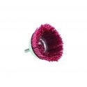 Tivoly Nylon cup brush for drill, Ø65mm, 1/4" HEX shank Tivoly Nylon cup brush for drill, Ø65mm, 1/4" HEX shank