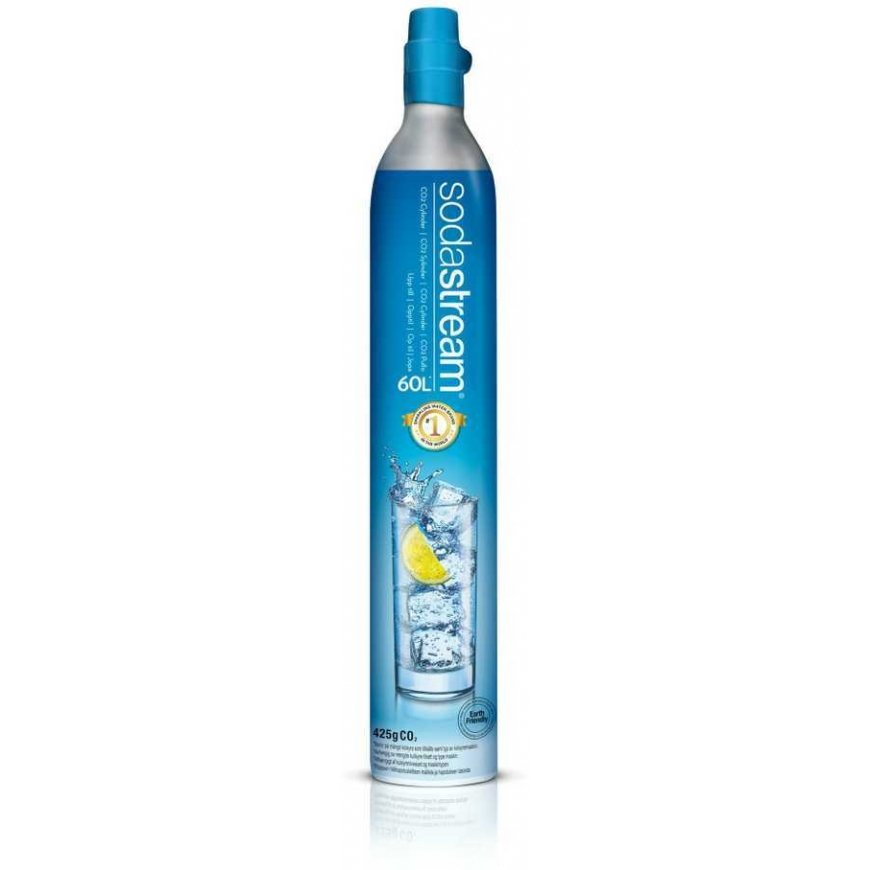 SODASTREAM AlcoJet hiilidioksidikaasun (CO2) säiliötäydennys, 60L (tyhjää CO2-säiliötä on palautettava)