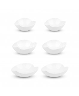 Salaattiastia Salsa Lehti 18 cm valkoinen AMBITION
