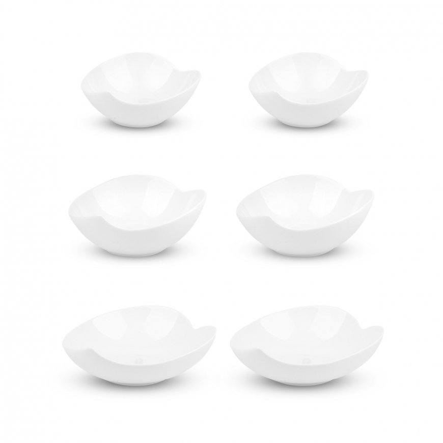 Salsa Leaf Salad Bowl 18 cm white AMBITION