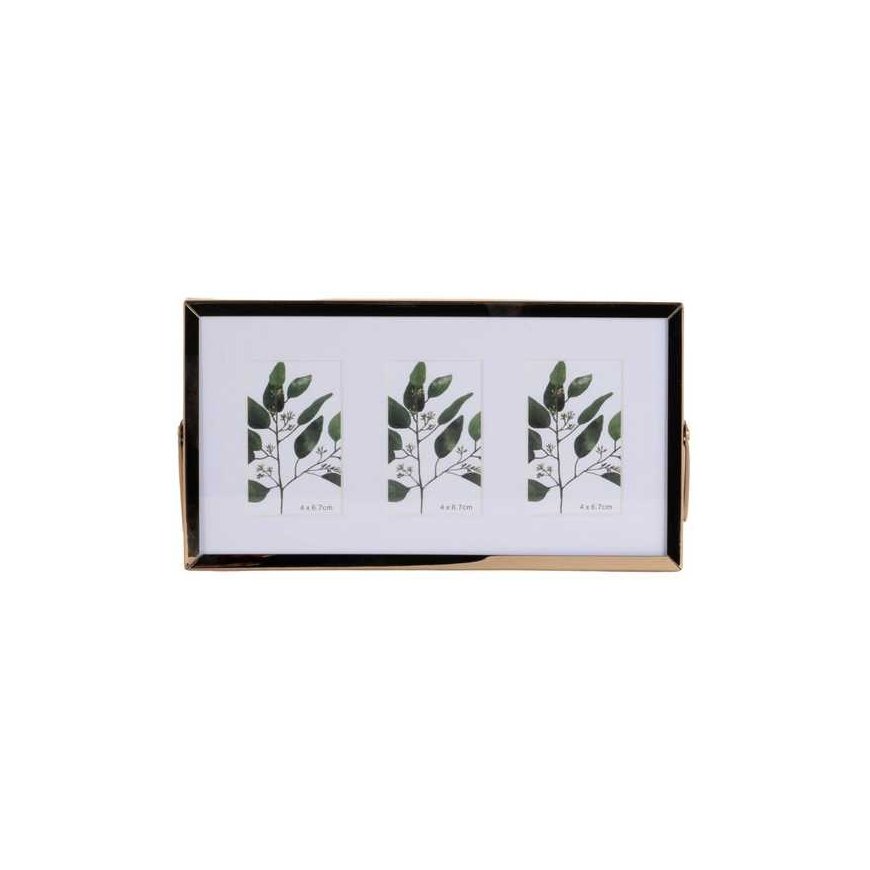 Home Styling Collectioni metallraam foto raam, 22 x 12 x 1 cm – 2