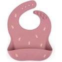 Petite&Mars Sam - silicone bib | Princess Rose