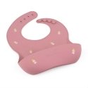 Petite&Mars Sam - silicone bib | Princess Rose