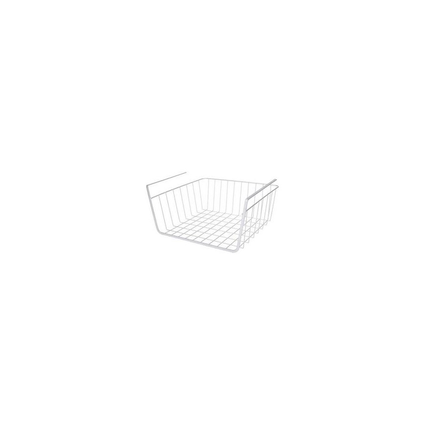 Storage Solutions Hanging Fruit Basket, Metal, Light Gray, 30 x 25.5 x 14 cm – 2