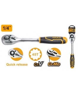 Ingco HRTH0814 Ratchet 1/4" CrV