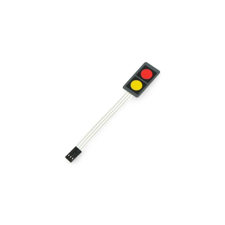 OEM Membrane Keyboard - 2 Color Buttons - Sticky – 2