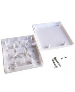 Hismart FTTH Box - Compact Optical Terminal Box 2x SC 2 Cores 86x86mm