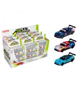 Carrera Ford Mustang GT3 pack 3 cars pull back