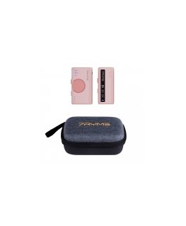 Bezvadu mikrofonu - iRay DW10 2.4 GHz, 100 m attālā, USB-C, 3.5mm, visvirziena, rozā
