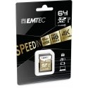 Emtec ECMSD64GXC10SP atminties kortelė 64 GB SDXC Klasės 10 Emtec ECMSD64GXC10SP atminties kortelė 64 GB SDXC Klasės 10