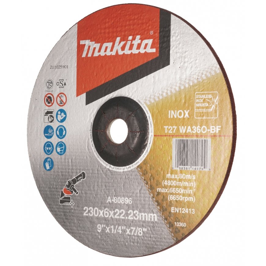 Makita Šlifavimo diskas 230X6 RST (INOX) A-80896