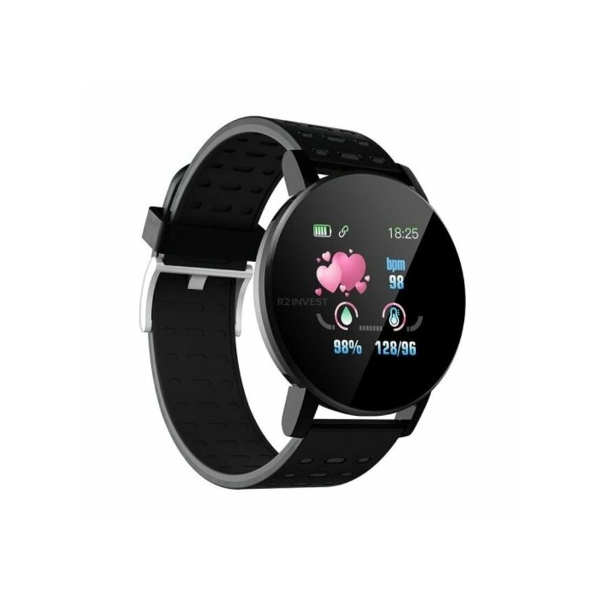 Invest Smart Band 119 Plus Smart Watch Black-Red