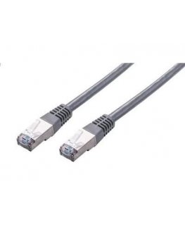 C-TECH patchcord kabelis Cat5e, FTP, pelēks, 15m