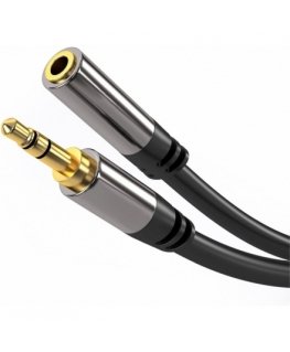 PREMIUMCORD ilgas kabelis, 3,5 mm - 3,5 mm lizdas M/F, 3 m