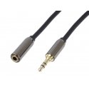 PREMIUMCORD ilgas kabelis, 3,5 mm - 3,5 mm lizdas M/F, 3 m PREMIUMCORD ilgas kabelis, 3,5 mm - 3,5 mm lizdas M/F, 3 m