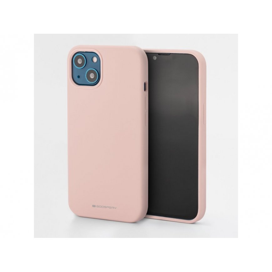Dēklis Mercury Silikona dēklis Apple iPhone 11 rozā smilšu krāsā