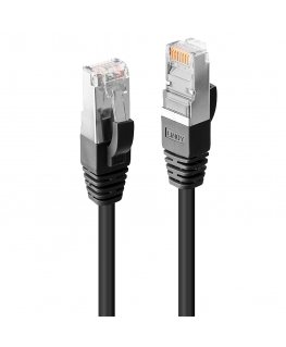Lindy 0.3m Cat.6 S/FTP LSZH Cable, Black