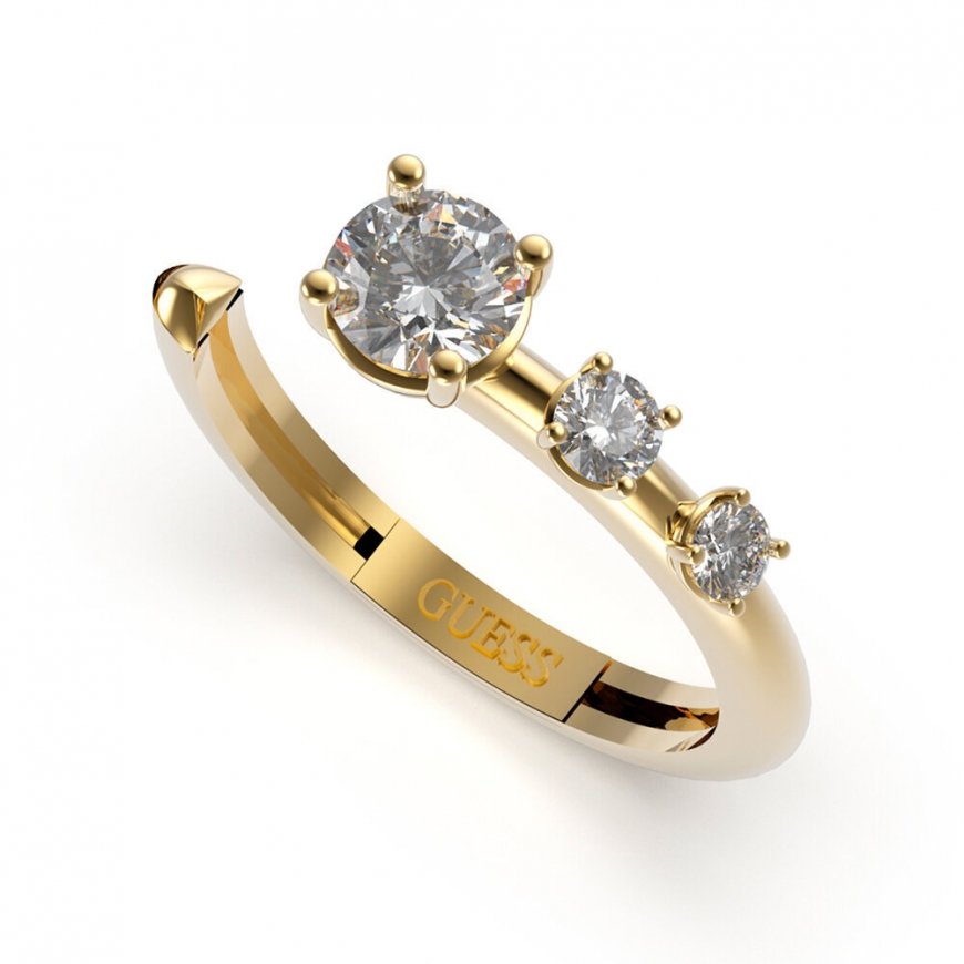 Men's ring Guess JUMR03030JWST64 24