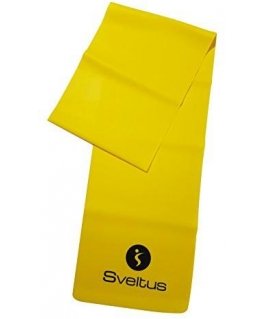Sveltus Juosta mankštai LATEX BAND (lengva) 120 cm geltona
