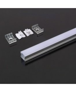 V-TAC LED Strip Profile, aluminum, 2000x17.2x15.5mm, white color.