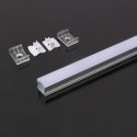 LED lentes profils V-TAC, alumīnijs, 2000x17,2x15,5mm, baltā krāsā. LED lentes profils V-TAC, alumīnijs, 2000x17,2x15,5mm, baltā krāsā.