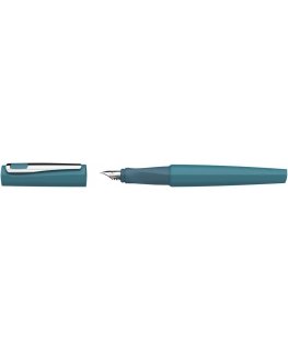 Plunksnakotis SCHNEIDER Tomo M, plastic, matte green body, suitable for both right-handed and left-handed users.