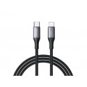 USB kaabel Joyroom S-A28 USB-C kuni Lightning 30W 1.0m must USB kaabel Joyroom S-A28 USB-C kuni Lightning 30W 1.0m must