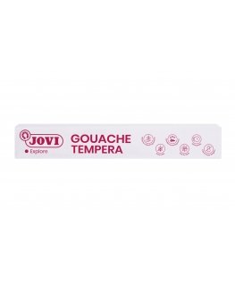 JOVI Scholar Tempera Paint, 5 pieces of 35ml each, white color.