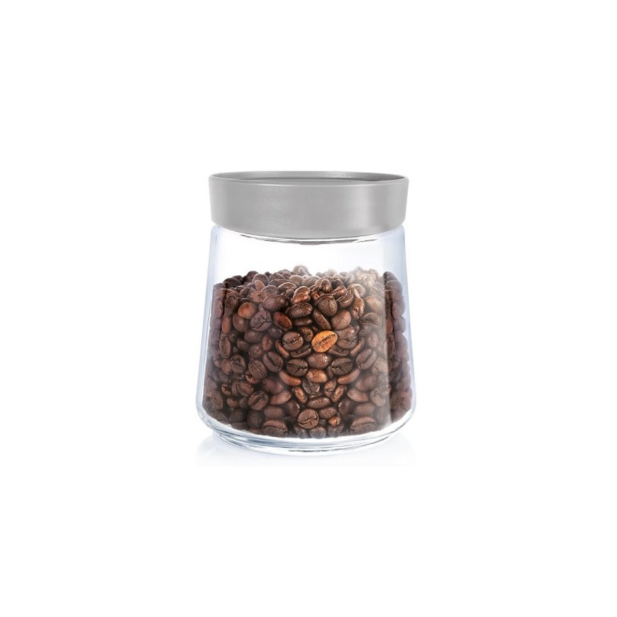 Pasukams stiklainis ar vāciņu 750 ml pelēks LUMINARC