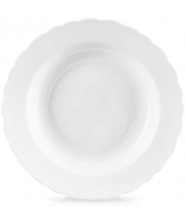 Fissman Gili šķīvis ALEKSA 20cm, balts (porcelāns)