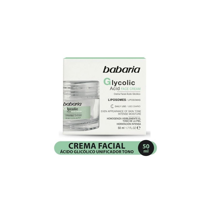 "Babaria" glikola skābes sejas krēms "Cell Renewal" 50ml – 2