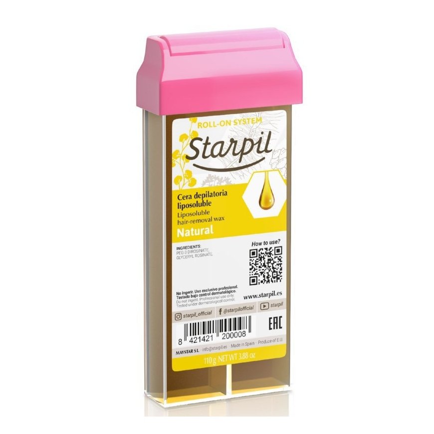 Vaškas kasetē Starpil Roll-On Natural, dabīgs, 110 g