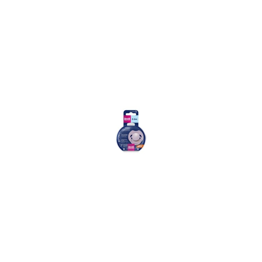 LOVI Silicone Dynamic Pacifier Prime, Violet, 0-6m, 1 pc., 34/421 – 2