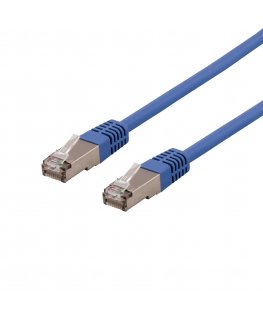 Deltaco SFTP-63BH networking cable Blue 3 m Cat6 S/FTP (S-STP)