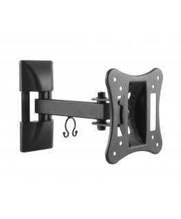Cabletech Wall Mount 13-27 inches Black LPA51-111 (Vertical and Horizontal Adjustment)