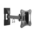 Cabletech Wall Mount 13-27 inches Black LPA51-111 (Vertical and Horizontal Adjustment) Cabletech Wall Mount 13-27 inches Black LPA51-111 (Vertical and Horizontal Adjustment)