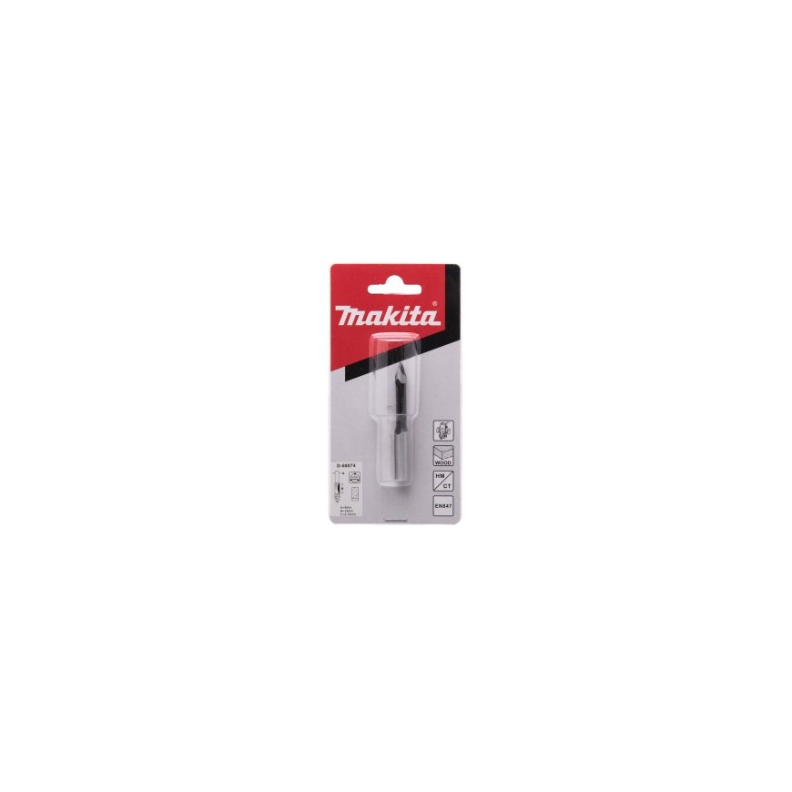 Makita Router Bit "Panel Pilot" 6.4x19.0 mm/65.1 mm, 8 mm Shank Diameter D-68074 – 2