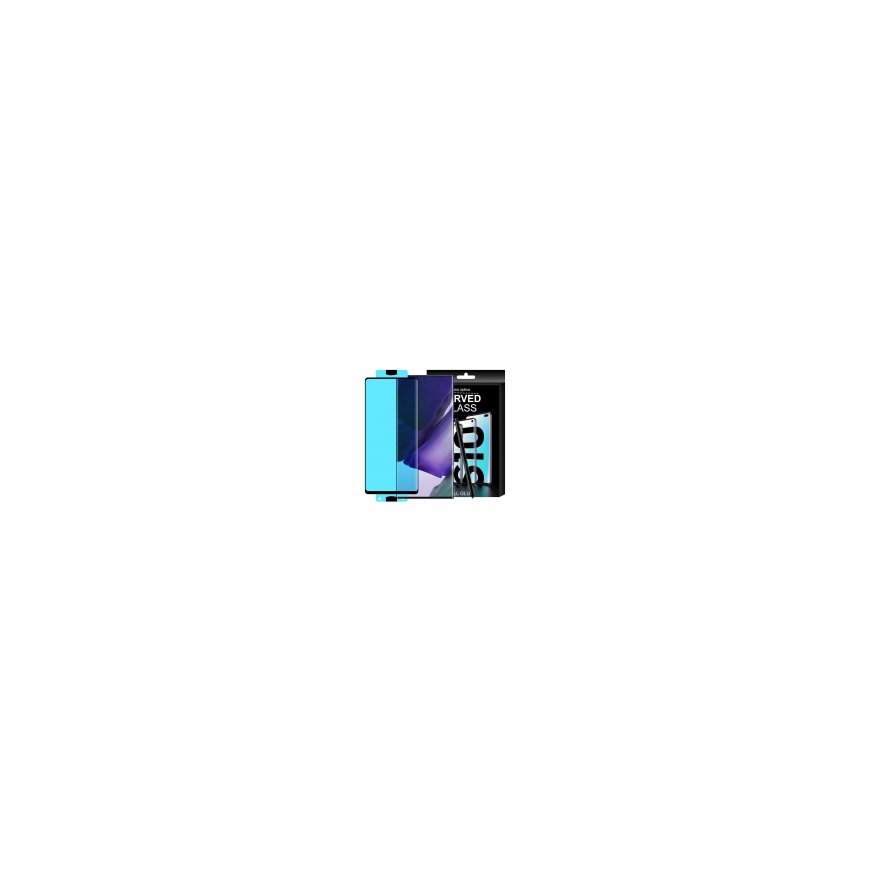 Hurtel Tempered Glass Screen Protector with Frame for Samsung Galaxy S21+ 5G 3D Edge Nano Flexi Glass Black