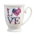 Love Letters -muki, jossa on kukkavihje 300 ml AMBITION Love Letters -muki, jossa on kukkavihje 300 ml AMBITION