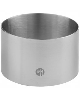 Stainless Steel Pastry Chef Ring, size 70 mm, height 45 mm - Hendi 512104